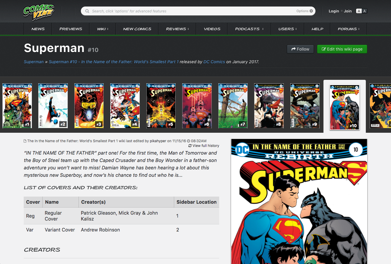 Launches comicvine.com