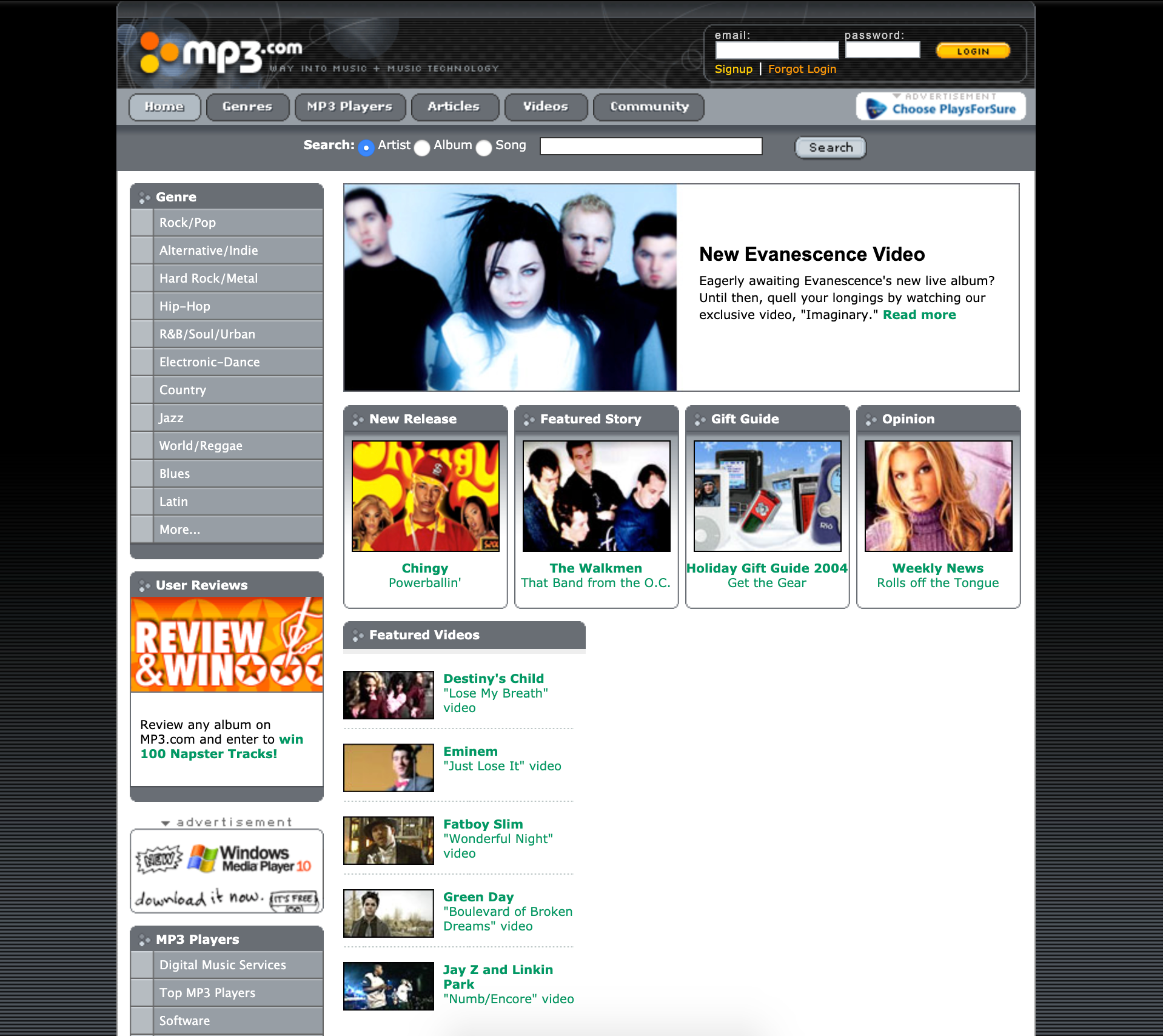 Scrambles to launch mp3.com and buys a Mac