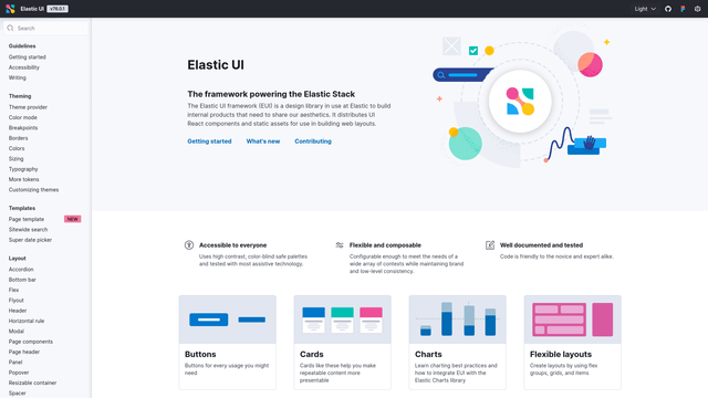 Open sources Elastic UI; starts redesigning Kibana